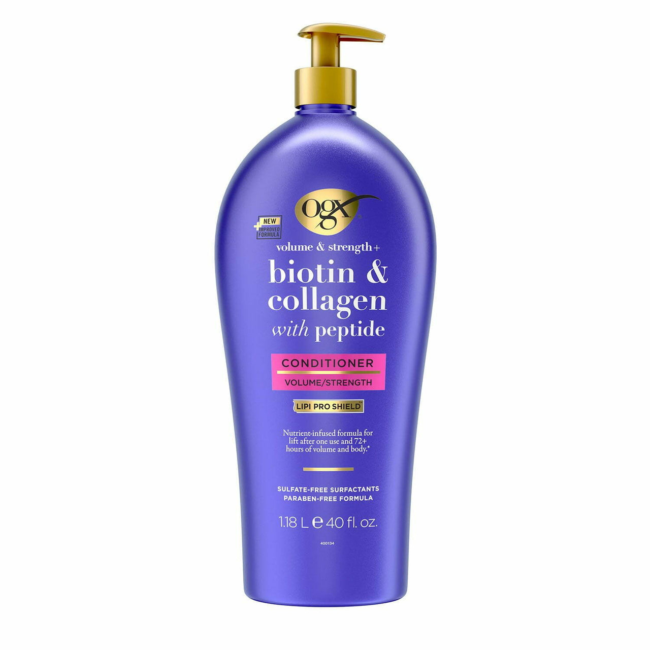 OGX Volume & Strength + Biotin & Collagen Conditioner, 40 fl. oz.