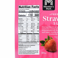 Member's Mark Freeze Dried Strawberry Slices, 3 oz.