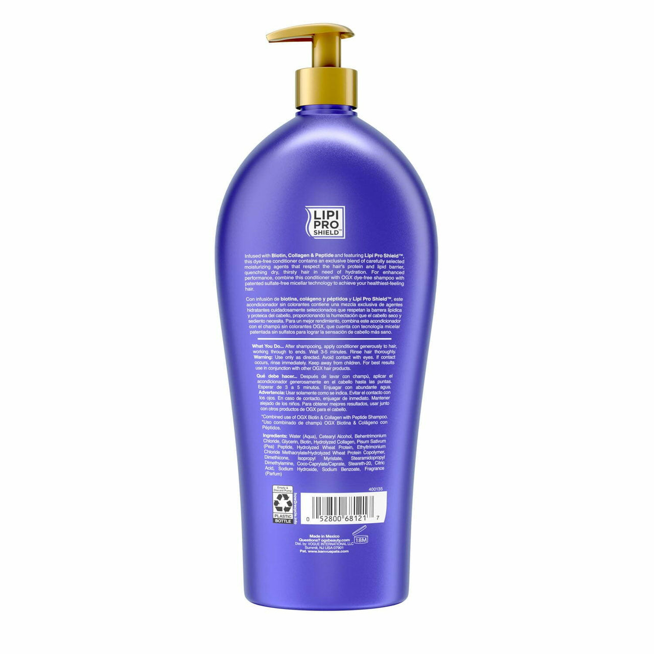 OGX Volume & Strength + Biotin & Collagen Conditioner, 40 fl. oz.