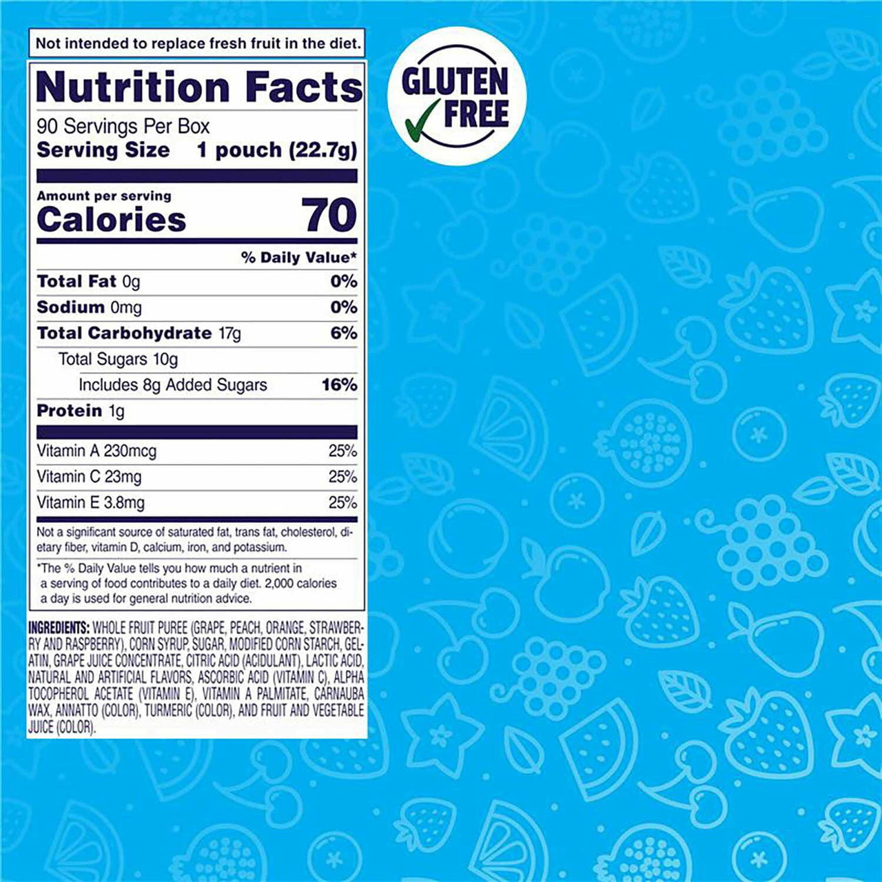 Welch's Mixed Fruit Fruit Snack, 0.8 oz, 90 pk.