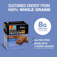 KIND Breakfast Protein Bars, Variety Pack, 18 pk.