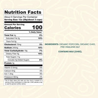 Gheelish Lightly Buttered Organic Popcorn, 8 oz.