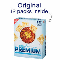 Premium Original Saltine Crackers, 4 oz., 12 pk.