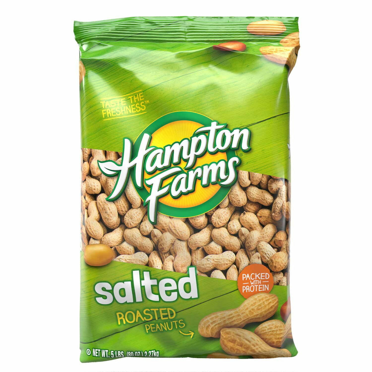 Hampton Farms Salted In-Shell Peanuts, 5 lbs.