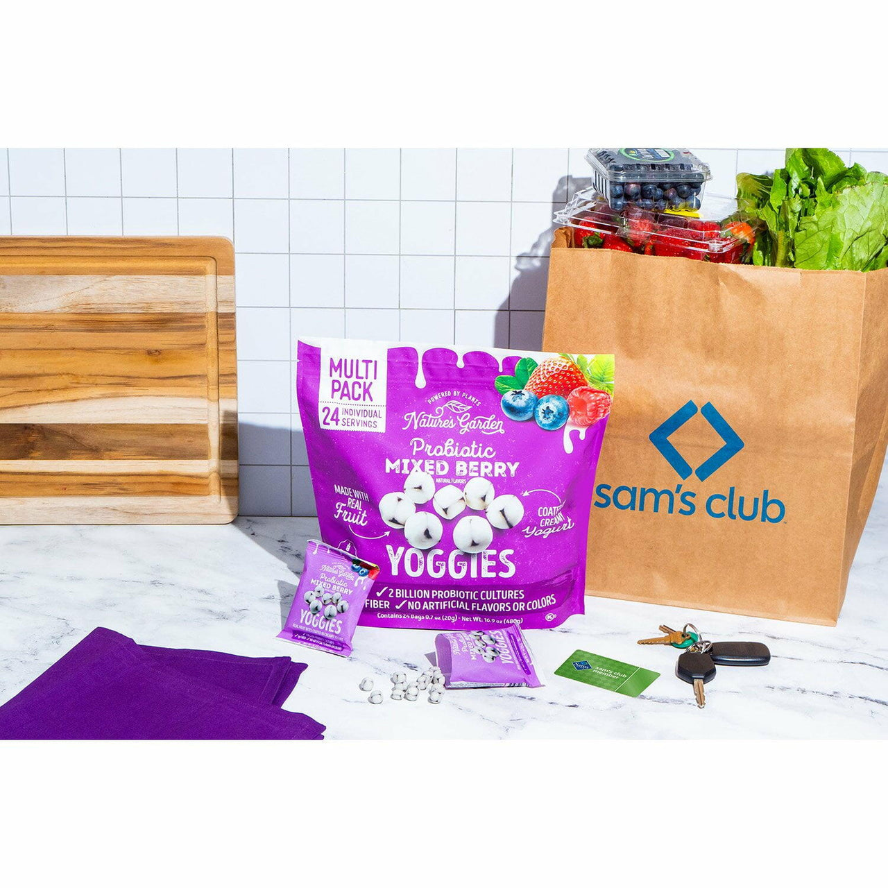 Nature's Garden Probiotic Mixed Berry Yoggies 0.7 oz., 24 pk.