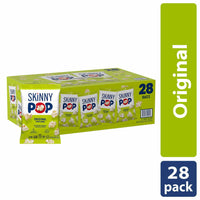 SkinnyPop Original Popcorn Snack Bags, 0.65 oz., 28 pk.