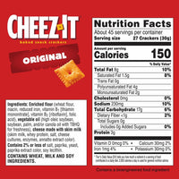 Cheez-It Original Baked Snack Crackers, 24 oz., 2 pk.