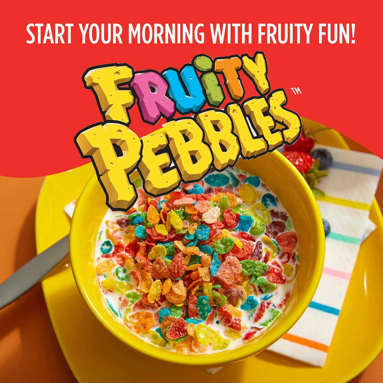 Fruity Pebbles Cereal, 38 oz.