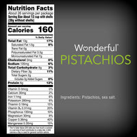 Wonderful Roasted & Salted Pistachios, 48 oz.