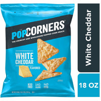 PopCorners White Cheddar Popped-Corn Snack, 18 oz.