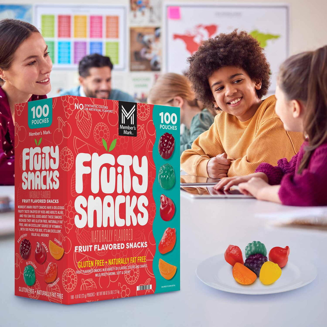 Member's Mark Fruity Snacks, 0.8 oz., 100 pk.