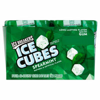 ICE BREAKERS Ice Cubes Spearmint Sugar Free Chewing Gum, 40 pcs., 4 pk.