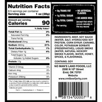 No Man's Land Mild Beef Jerky, 8.5 oz.