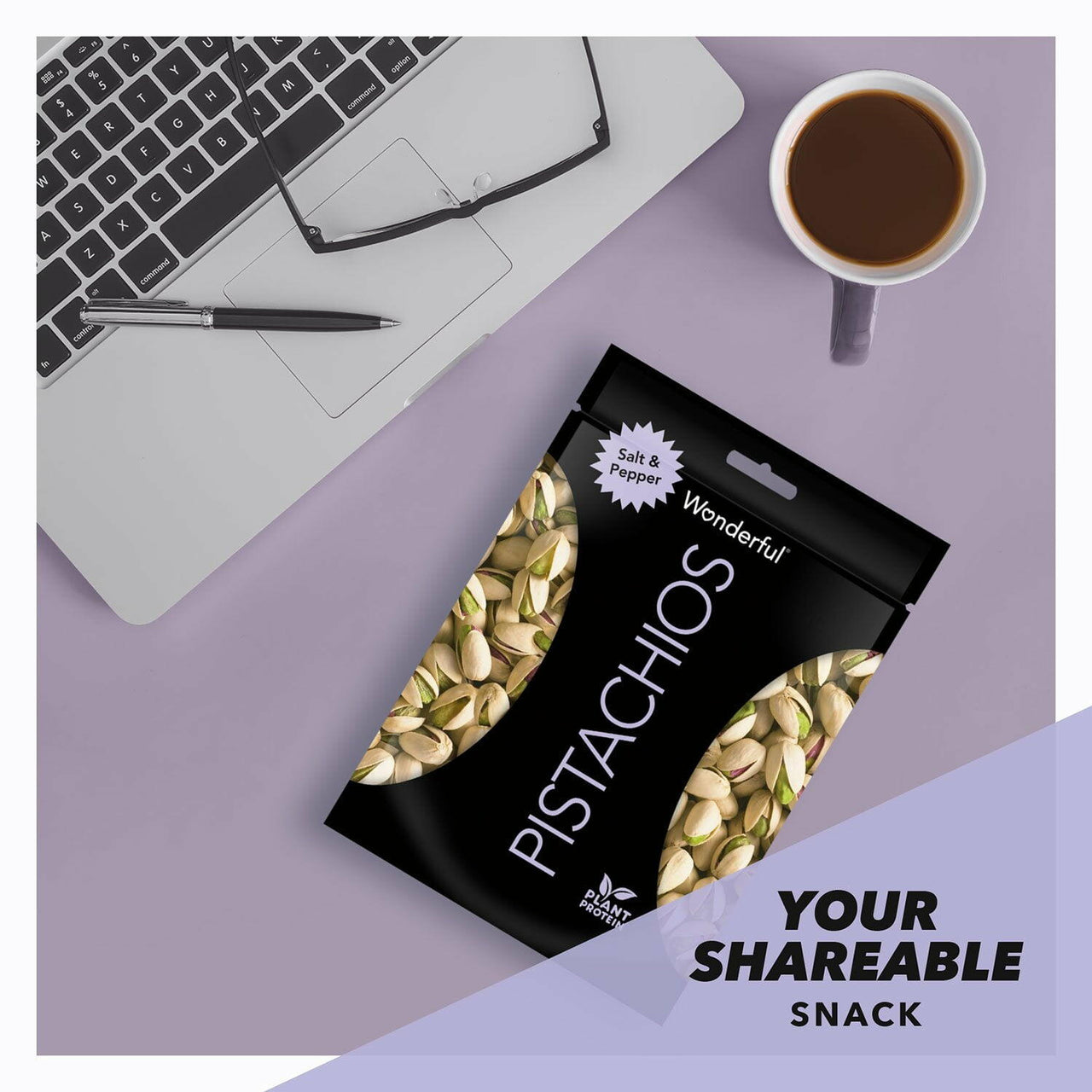 Wonderful Salt & Pepper Pistachios, 40 oz.