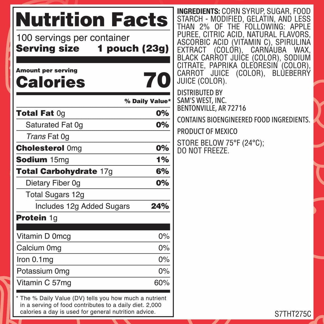 Member's Mark Fruity Snacks, 0.8 oz., 100 pk.