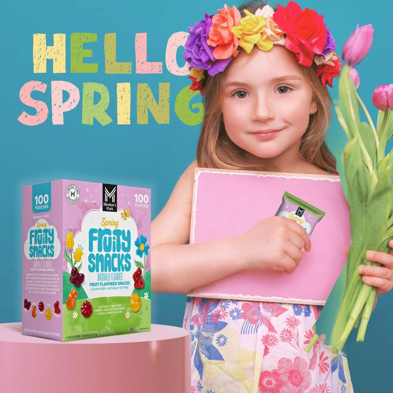 Member's Mark Spring Fruit Snacks, 0.8 oz., 100 pk.