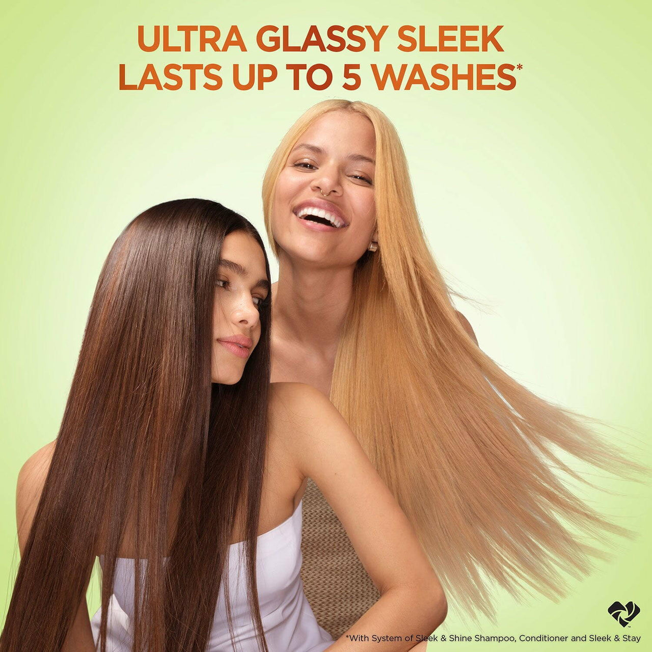 Garnier Fructis Sleek & Shine Shampoo & Conditioner, 40 fl. oz., 2 pk.