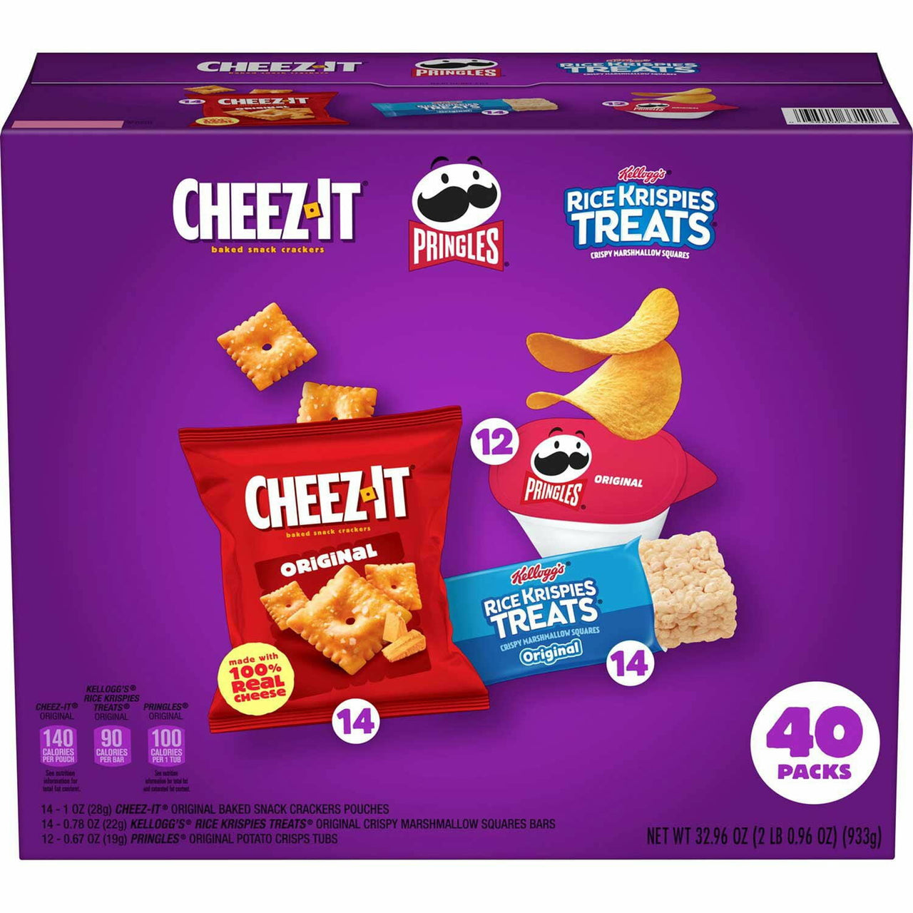 Kellogg's Classic Snack Mix Variety Pack, 40 ct.