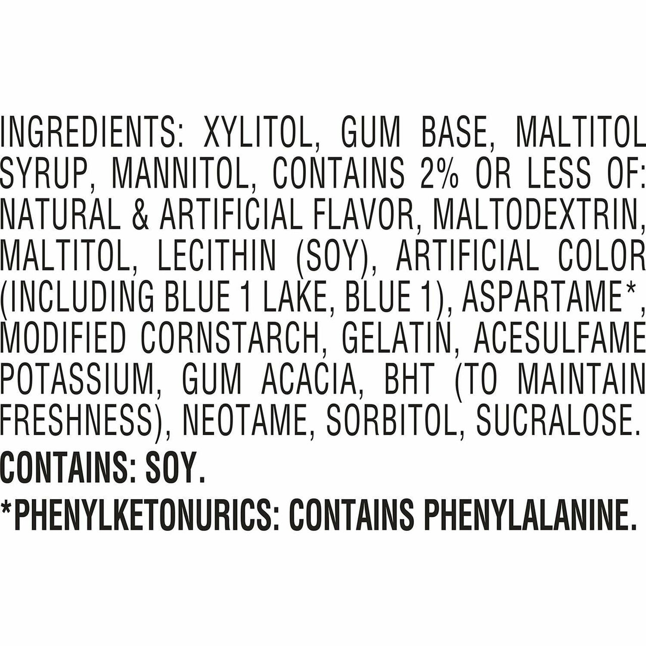 ICE BREAKERS Ice Cubes, Peppermint Sugar Free Chewing Gum, 40 pcs., 4 pk.