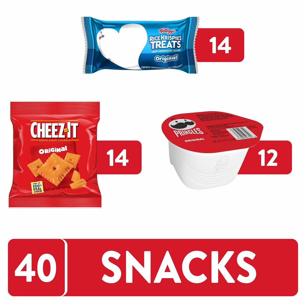 Kellogg's Classic Snack Mix Variety Pack, 40 ct.