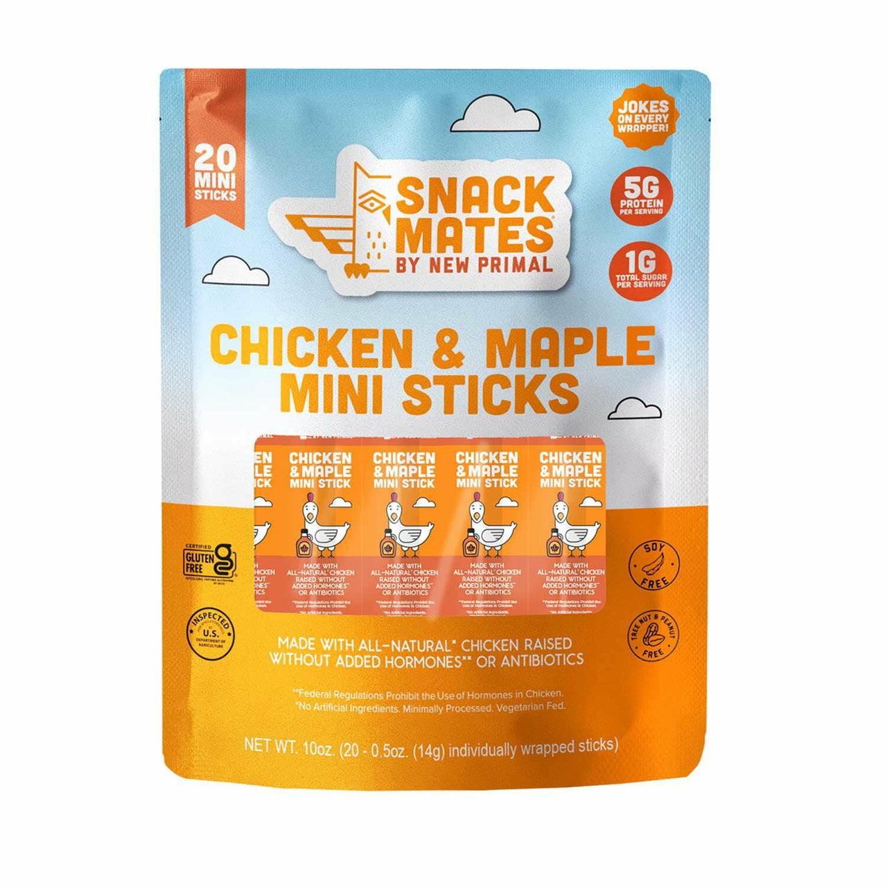 Snack Mates Chicken & Maple Mini Sticks, 10 oz.