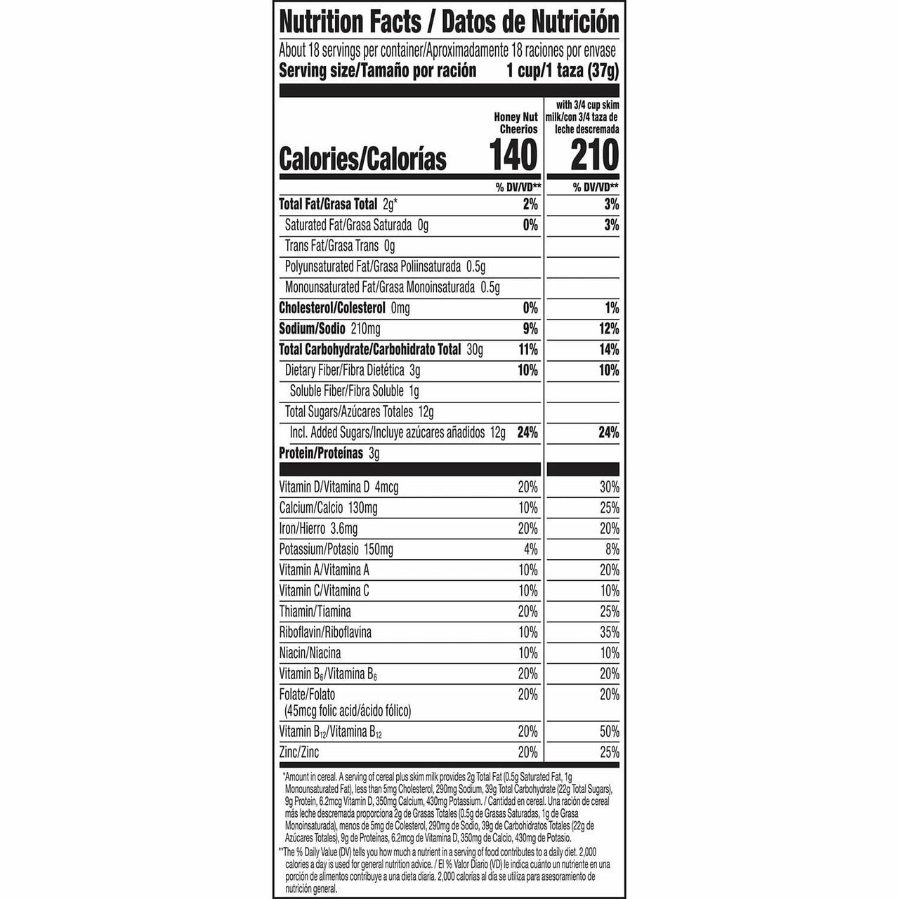 Honey Nut Cheerios Cereal, 48 oz.