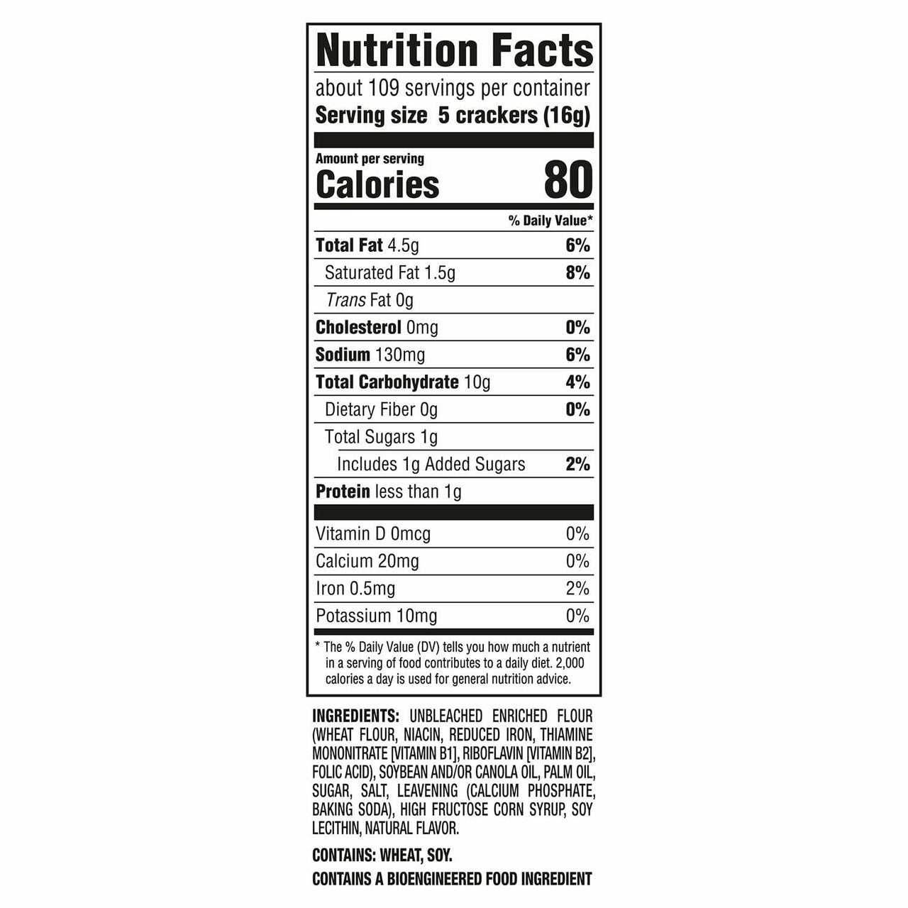 RITZ Original Crackers, 3.43 oz., 18 pk.