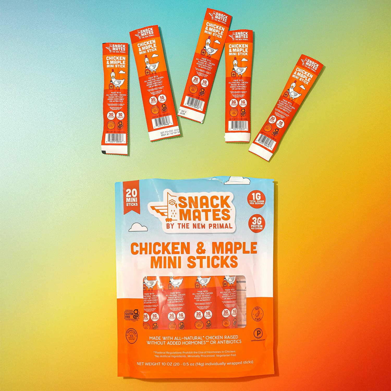 Snack Mates Chicken & Maple Mini Sticks, 10 oz.