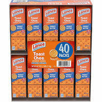 Lance ToastChee Peanut Butter Crackers, 1.52 oz., 40 pk.