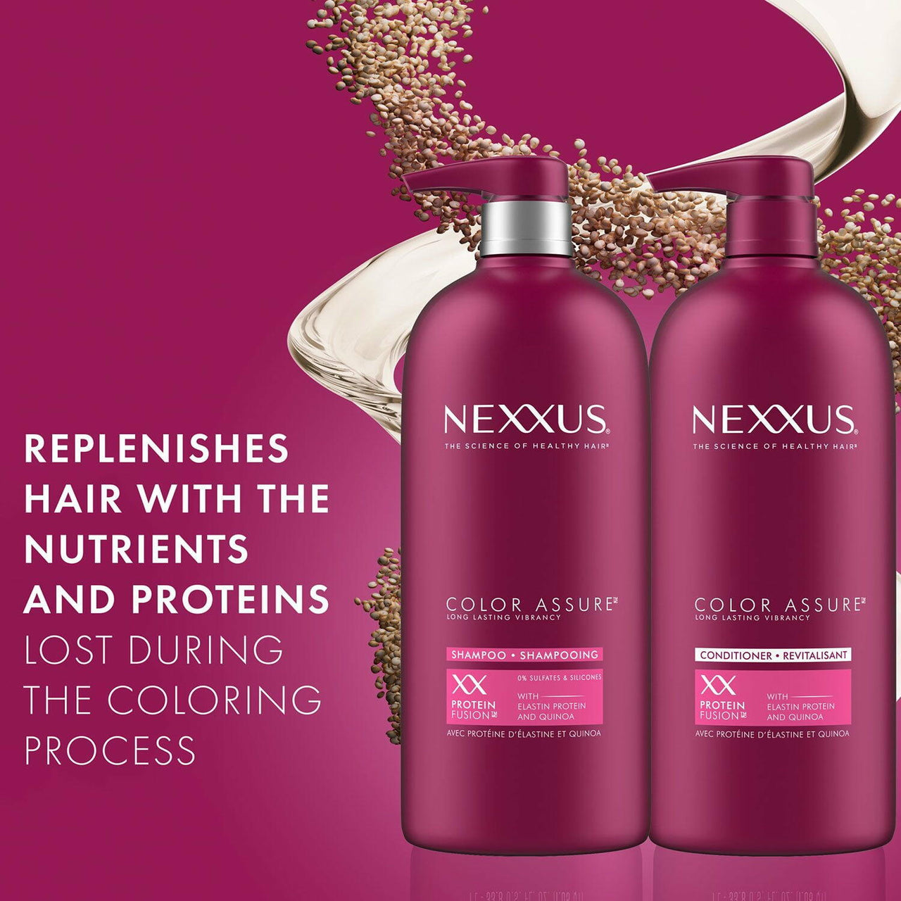 Nexxus Color Assure Shampoo and Conditioner, 32 fl. oz., 2 pk.
