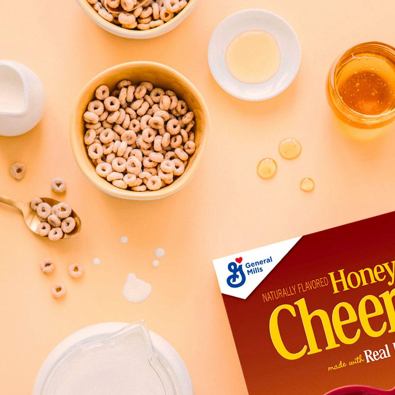 Honey Nut Cheerios Cereal, 48 oz.