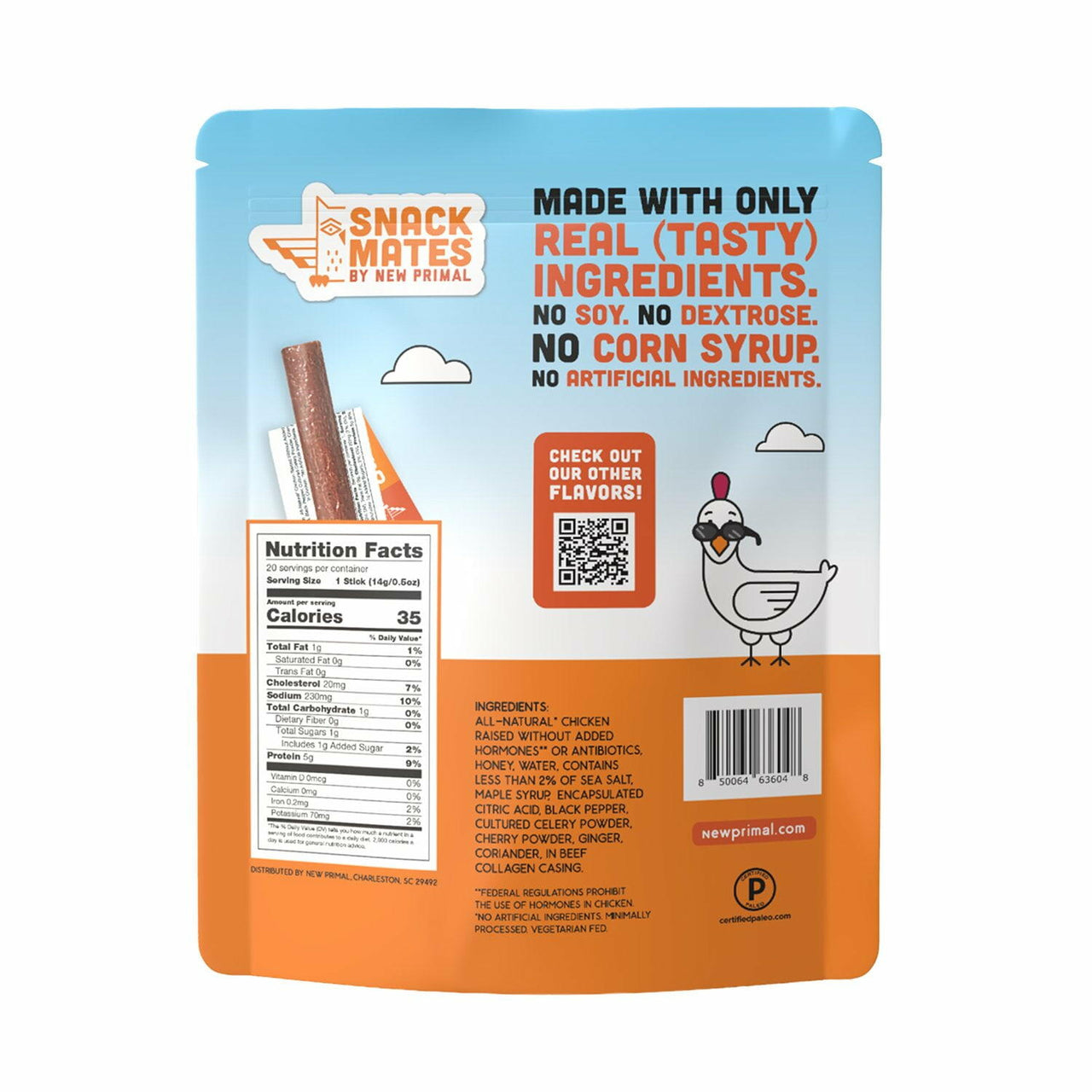 Snack Mates Chicken & Maple Mini Sticks, 10 oz.