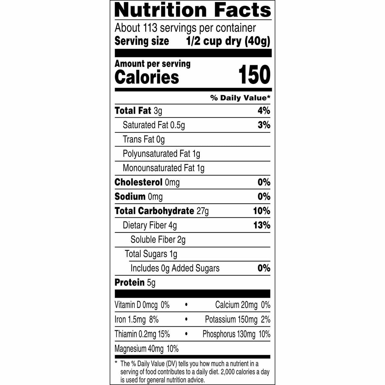 Quaker Quick 1-Minute Oats, 160 oz.