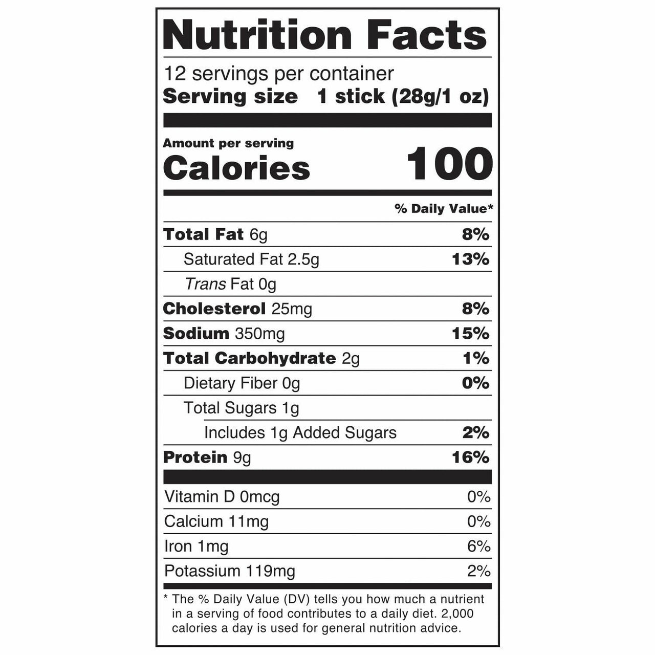 Member's Mark Jalapeño Grassfed Beef Sticks, 1 oz., 12 pk.