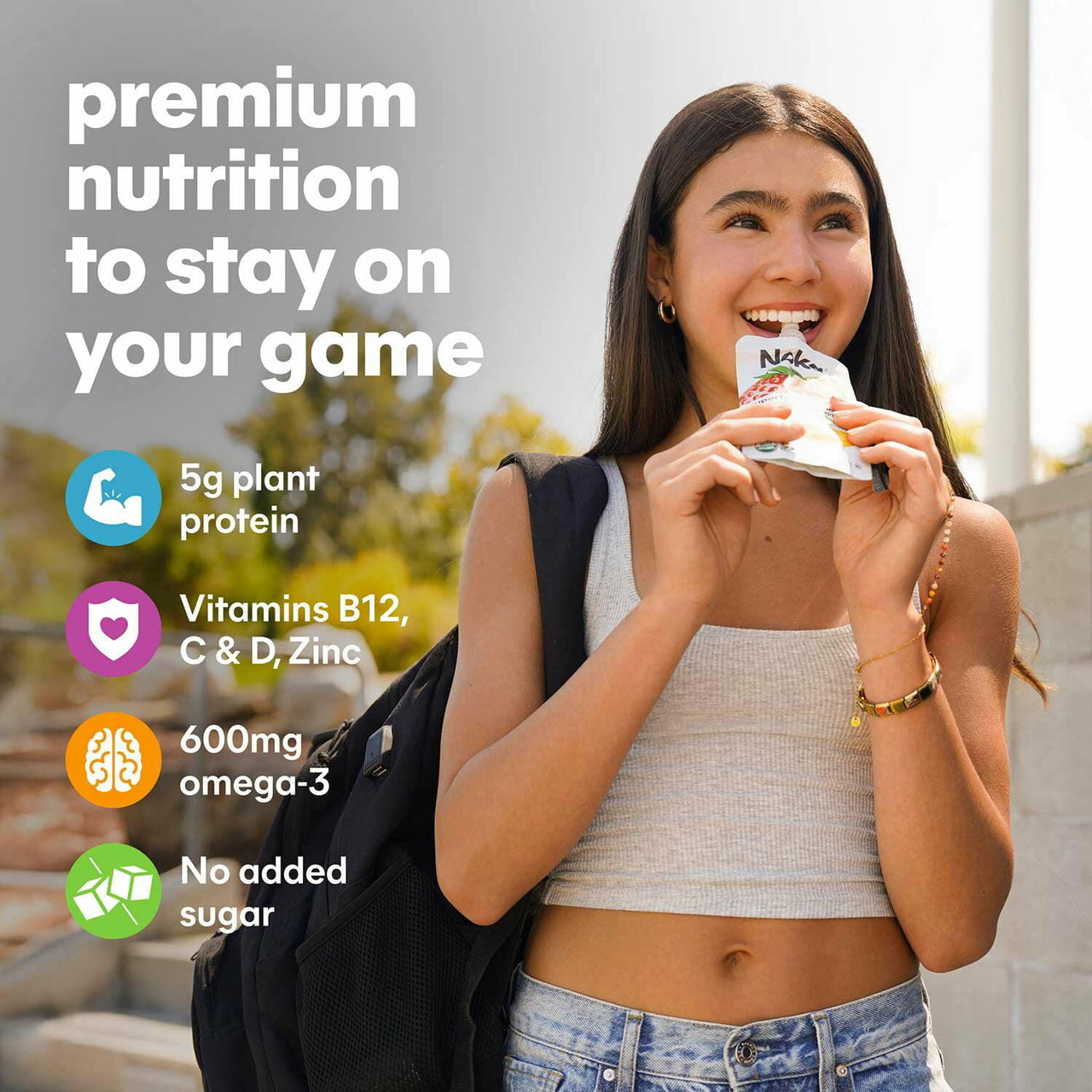 Noka Superfood Smoothie, Strawberry Banana, 12 pk.