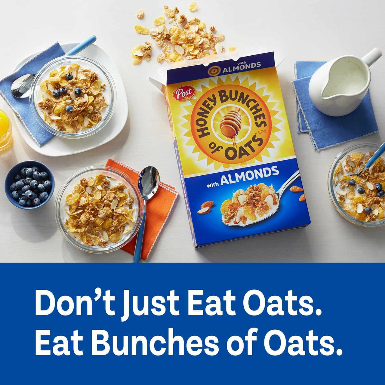 Honey Bunches of Oats with Crispy Almonds, 48 oz.