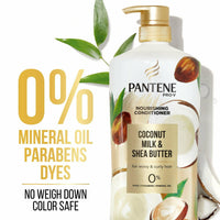 Pantene Pro-V Nourishing Coconut Milk and Shea Butter Conditioner, 38.2 fl. oz.
