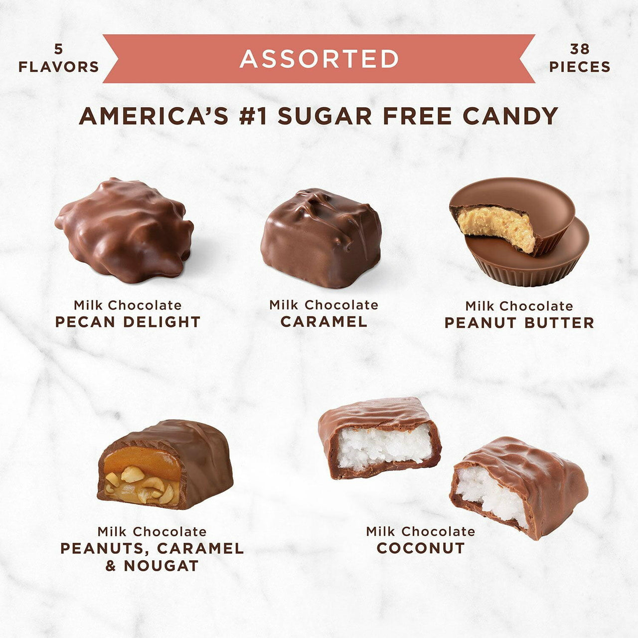Russell Stover Sugar-Free Assorted Chocolates, 38 pcs.