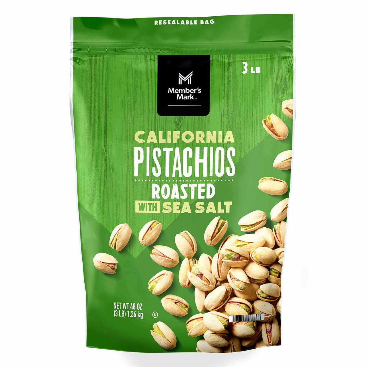 Member's Mark Roasted & Salted Pistachios, 48 oz.