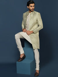 VASTRAMAY Embroidered Sherwani Set