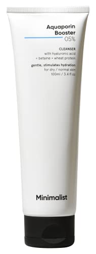 Minimalist 5% Aquaporin Booster Face Wash with Hyaluronic Acid for Dry Skin