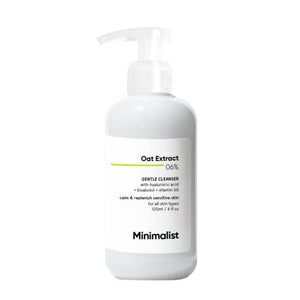 Minimalist 6% Oat extract gentle cleanser with hyaluronic acid for sensitive skin