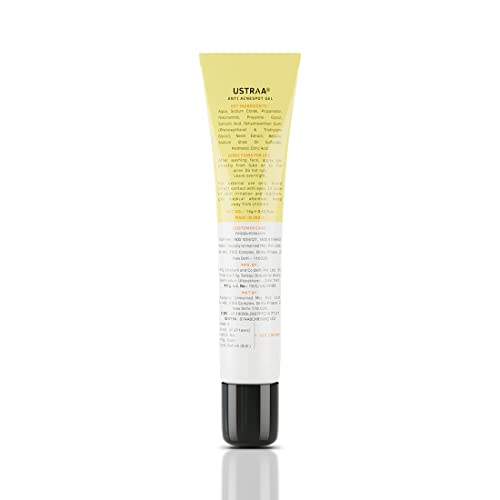 Ustraa Anti-Acne Spot Gel 15 ml - set of 2 - Reduces 99.9% Pimple-causing Germs, Dermatologically Tested, with Neem & Vitamin B3, Lightweight, Oil-free, Works Directly on Acne, Reduces Acne & Redness