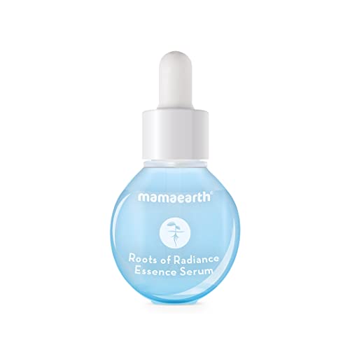 Mamaearth Roots of Radiance Essence Face Serum, For Brighting Skin, with Ashwagandha & Turmeric for Radiant Skin – 30 ml