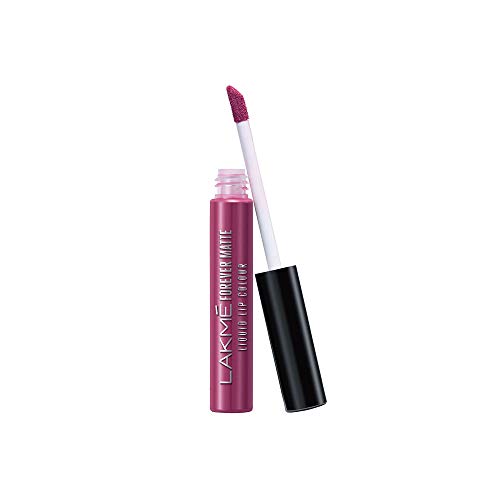 Lakmé Forever Matte Liquid Lip Colour, Fuschia Chic, 5.6 ml