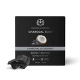 The Man Company Charcoal Soap with Coconut | Detoxes & Nourishes | Infused With Charcoal & Coconut | Toxin-free | Suitable For All Skin Types | Prevents Dryness | Removes Dead Skin - 100gm*2