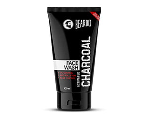 Beardo Activated Charcoal Face Wash, 100ml and BEARDO Ultraglow Face Cream SPF 30 for Men, 60g Combo