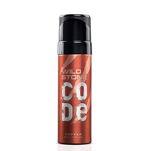 Wild Stone Code Copper No Gas Body Perfume for Men, Long Lasting Energetic Fragrance for Party Wear -120 ml