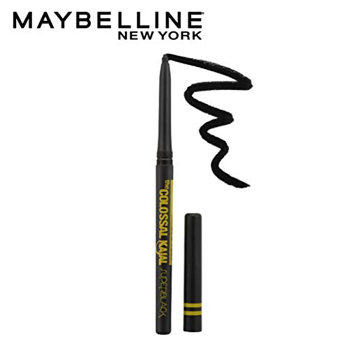 Maybelline New York Super Black Kajal, 0.7 g (Pack of 2)