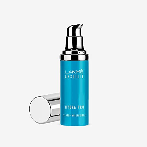 LAKMÉ Absolute Hydra Pro Tinted Face Moisturiser with Hyaluronic Acid, Pentavitin and Shea Butter for Even-Tone & Intense Hydration, 30 g